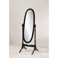 Roundhill Furniture Traditional Queen Anna Style Wood Floor Cheval Mirror