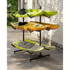Heavy-Duty Freestanding Kayak Storage Rack Adjustable Steel