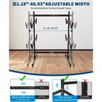Heavy-Duty Freestanding Kayak Storage Rack Adjustable Steel