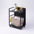 Two-Tier Hideaway Storage Cart (24 H) - Steel